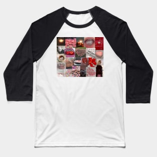 heart aesthetic collage Baseball T-Shirt